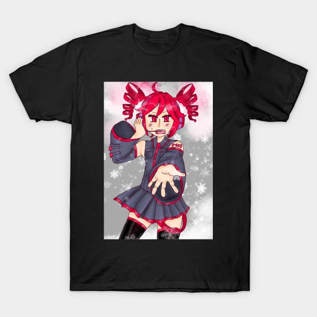 Kasane Teto snowy T-Shirt by Wiley Blue 